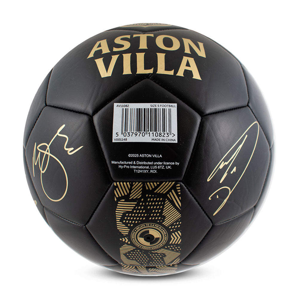Aston Villa FC Sig Gold Phantom Skill Ball - Shop Balls At Gift Moments - 5