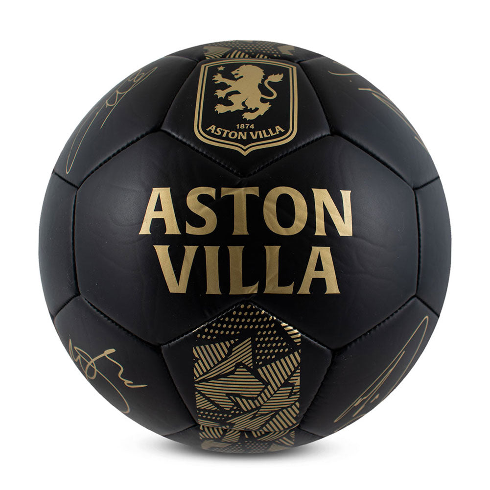 Aston Villa FC Sig Gold Phantom Skill Ball - Shop Balls At Gift Moments - 1