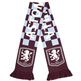 Aston Villa FC Checked Scarf - Shop Scarves At Gift Moments - 1