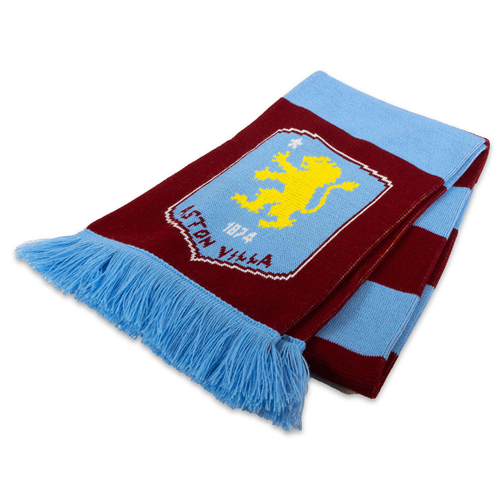 Aston Villa FC Stripe Scarf - Shop Scarves At Gift Moments - 1