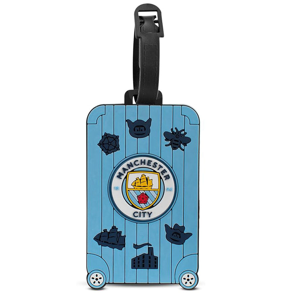 Manchester City FC Luggage Tag - Shop Travel Accessories At Gift Moments - 1