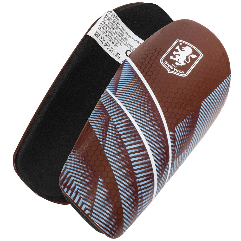 Aston Villa FC Fuse Shin Pads Youths - Shop Shin Pads At Gift Moments - 2
