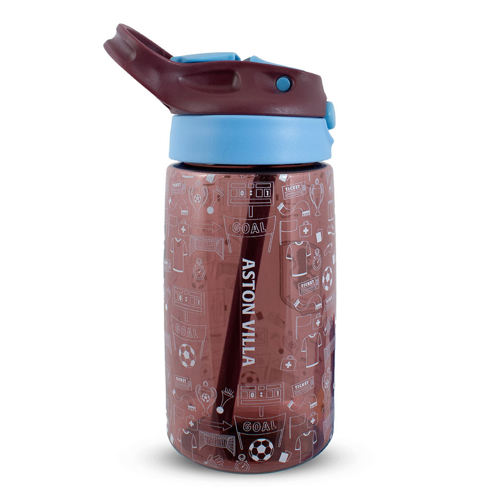 Aston Villa FC Junior Water Bottle - Shop Water Bottles At Gift Moments - 4