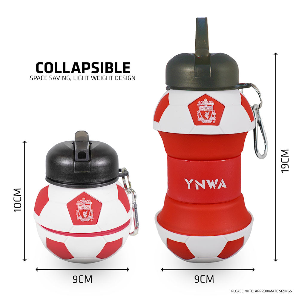Liverpool FC Collapsible Football Drinks Bottle - Shop Water Bottles At Gift Moments - 4