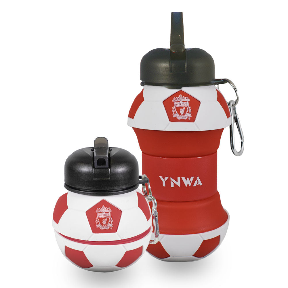 Liverpool FC Collapsible Football Drinks Bottle - Shop Water Bottles At Gift Moments - 1