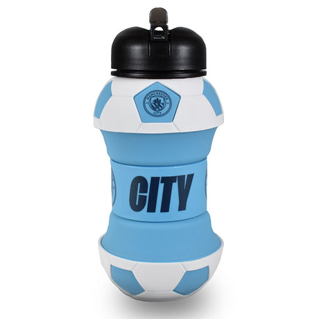 Manchester City FC Collapsible Football Drinks Bottle - Shop Water Bottles At Gift Moments - 2