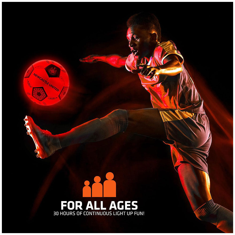 Newcastle United FC LED Glow Football - Shop Balls At Gift Moments - 6