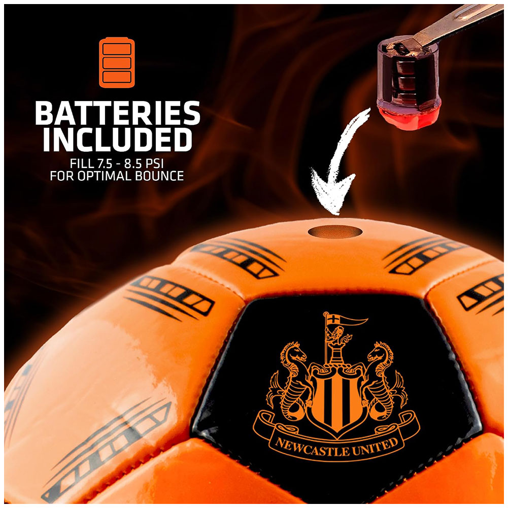 Newcastle United FC LED Glow Football - Shop Balls At Gift Moments - 8
