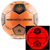 Newcastle United FC LED Glow Football - Shop Balls At Gift Moments - 1