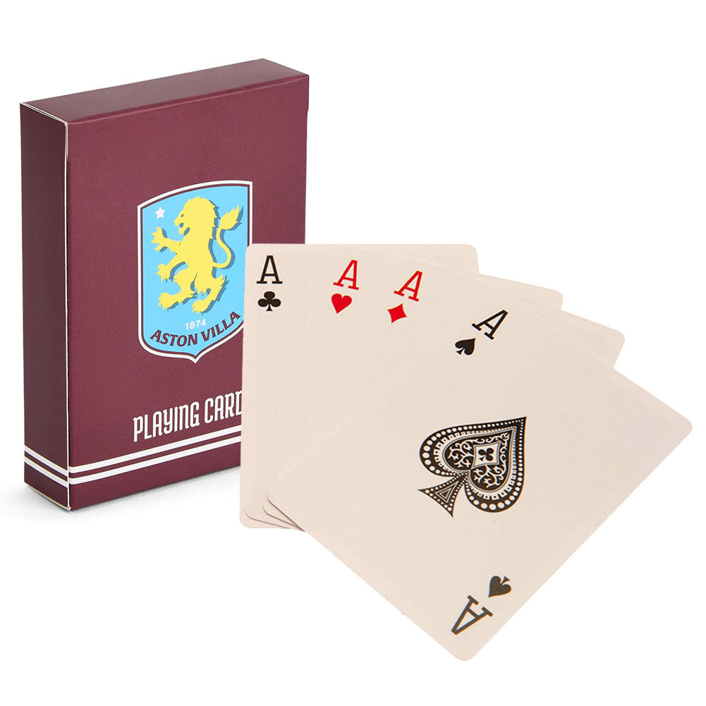Aston Villa FC Playing Cards - Shop Puzzles & Games At Gift Moments - 1