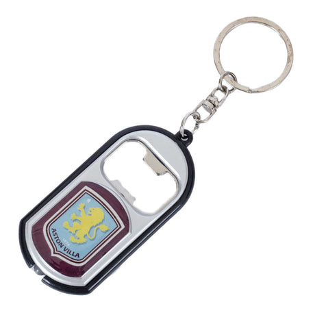 Aston Villa FC Keyring Torch Bottle Opener - Shop Bottle Openers At Gift Moments - 2