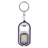 Aston Villa FC Keyring Torch Bottle Opener - Shop Bottle Openers At Gift Moments - 1