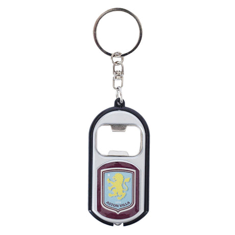 Aston Villa FC Keyring Torch Bottle Opener - Shop Bottle Openers At Gift Moments - 1