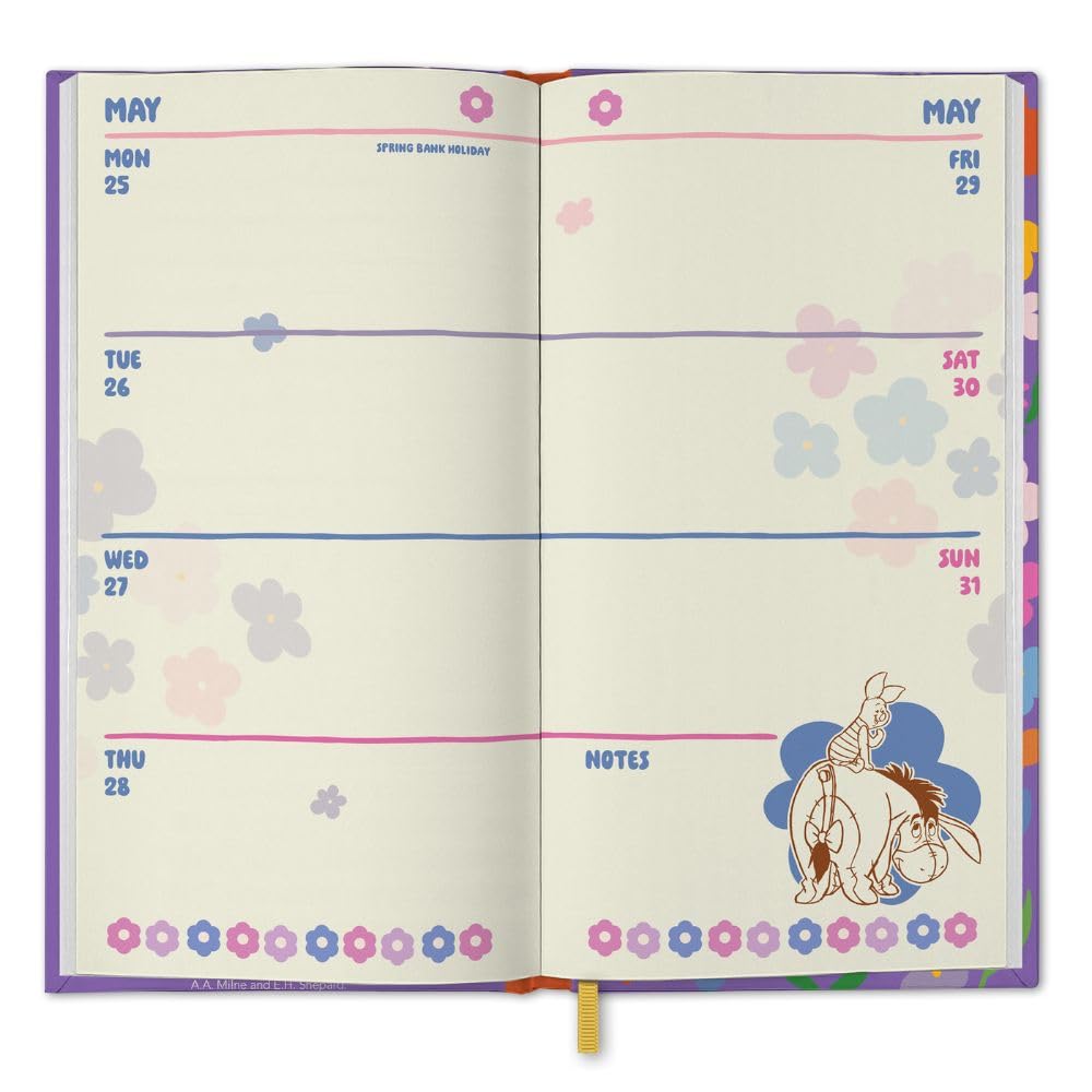 Winnie The Pooh Eeyore Slim Diary 2026