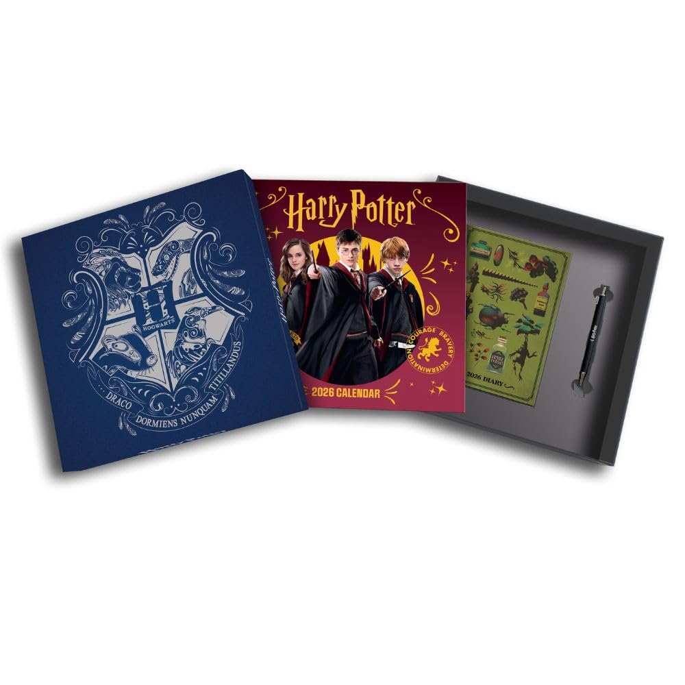 Harry Potter Calendar & Diary Gift Box 2026 - Shop Calendars At Gift Moments - 1