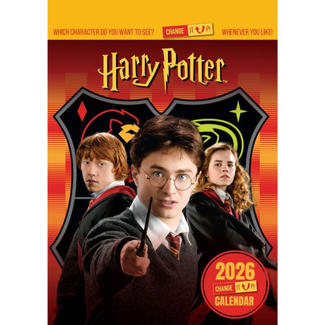 Harry Potter A3 Calendar 2026 - Shop Calendars At Gift Moments - 1