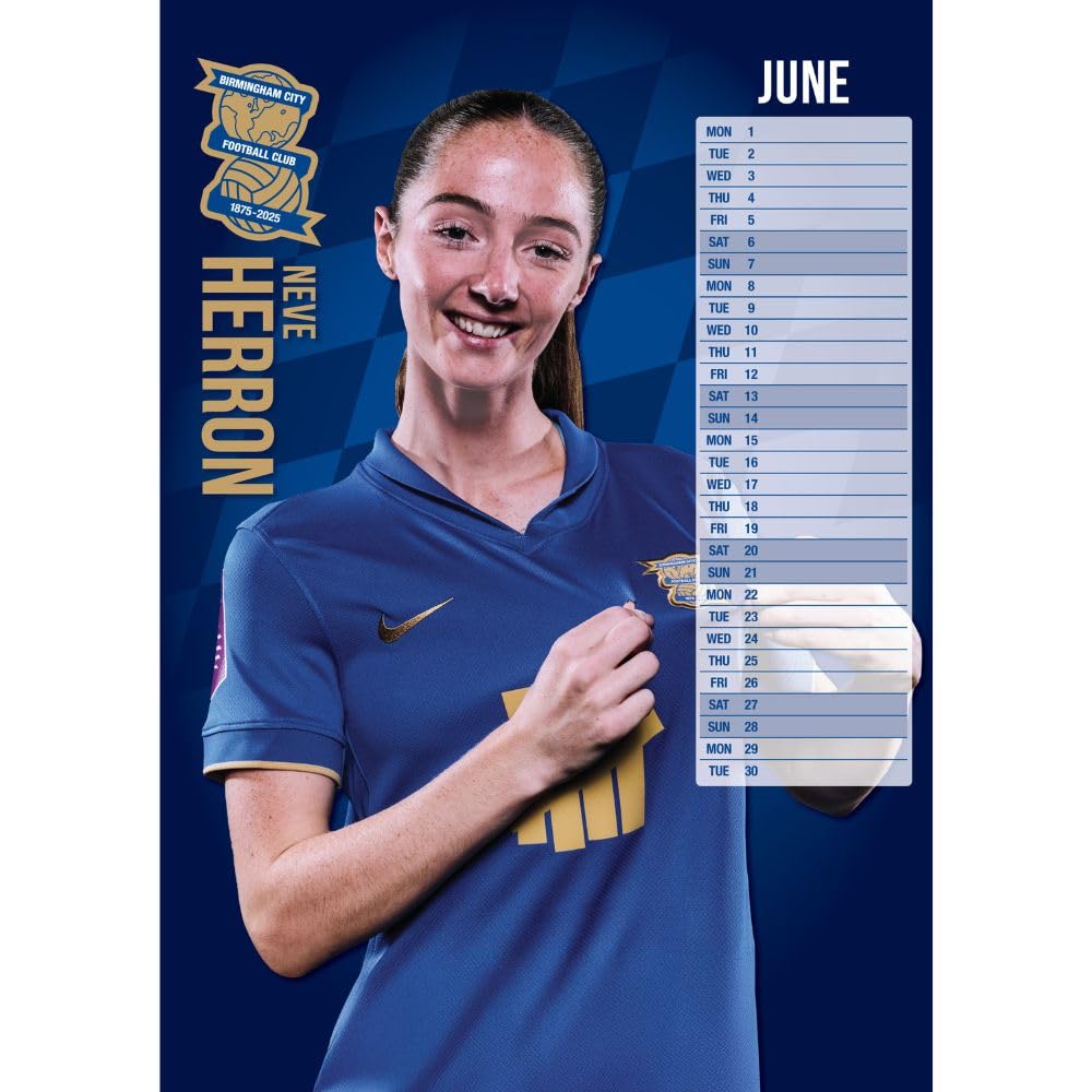 Birmingham City FC A3 Calendar 2026 - Shop Calendars At Gift Moments - 3