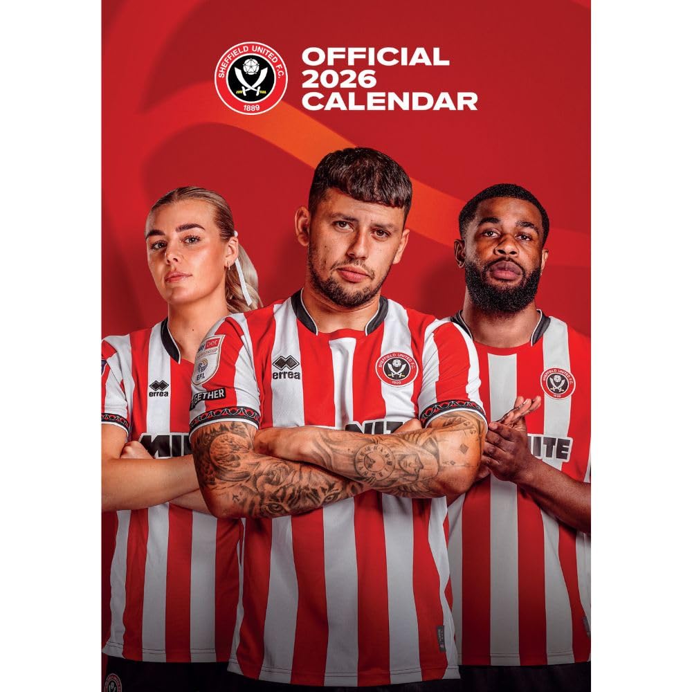 Sheffield United FC A3 Calendar 2026 - Shop Calendars At Gift Moments - 1