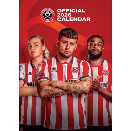 Sheffield United FC A3 Calendar 2026 - Shop Calendars At Gift Moments - 1