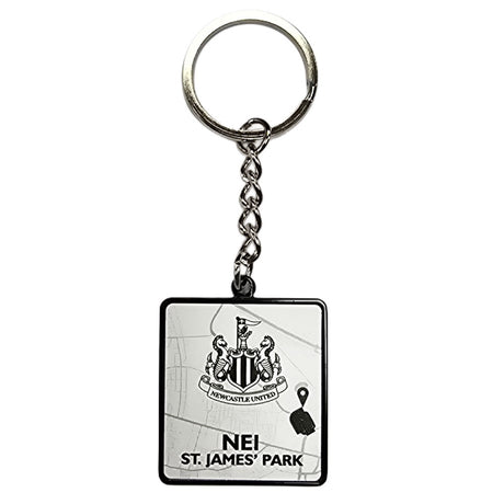 Newcastle United FC Route To St James’ Park Keyring - Shop Keyrings At Gift Moments - 1
