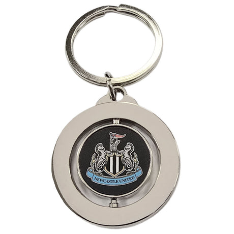 Newcastle United FC Spinner Keyring - Shop Keyrings At Gift Moments - 1