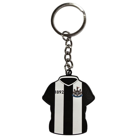 Newcastle United FC Home Shirt Keyring & Badge Set - Shop Keyrings At Gift Moments - 2