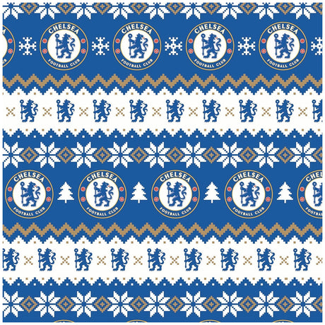 Chelsea FC Christmas Gift Wrap - Shop Gift Wrap & Bags At Gift Moments - 2