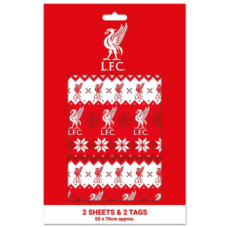Liverpool FC Christmas Gift Wrap - Shop Gift Wrap & Bags At Gift Moments - 3