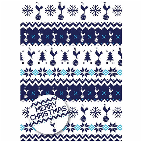 Tottenham Hotspur FC Christmas Gift Wrap - Shop Gift Wrap & Bags At Gift Moments - 1