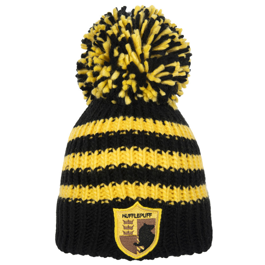 Harry Potter ’Big Bobble Hat’ Hufflepuff - Shop Caps & Hats At Gift Moments - 1