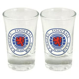 Rangers FC 2pk Shot Glass Set - Shop Shot Glasses At Gift Moments - 1