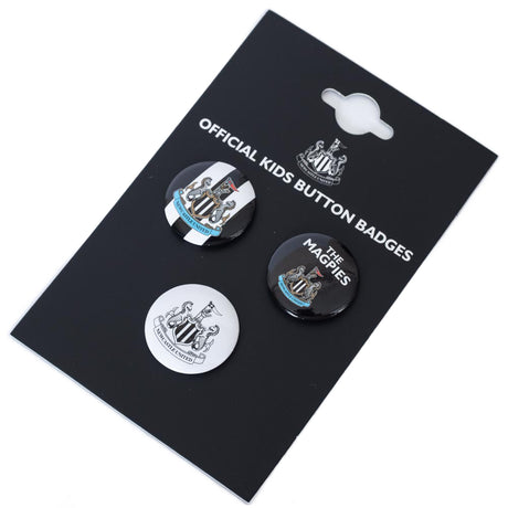 Newcastle United FC Button Badge Set - Shop Badges At Gift Moments - 3