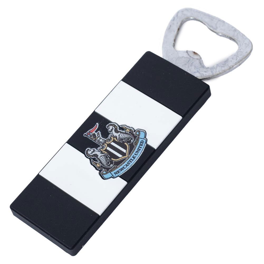 Newcastle United FC PVC Rectangle Magnetic Bottle Opener - Shop Bottle Openers At Gift Moments - 1