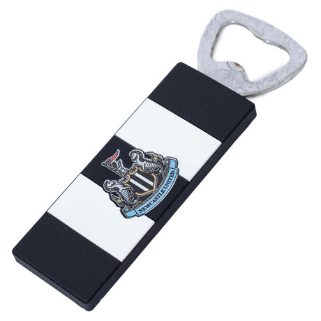 Newcastle United FC PVC Rectangle Magnetic Bottle Opener - Shop Bottle Openers At Gift Moments - 1
