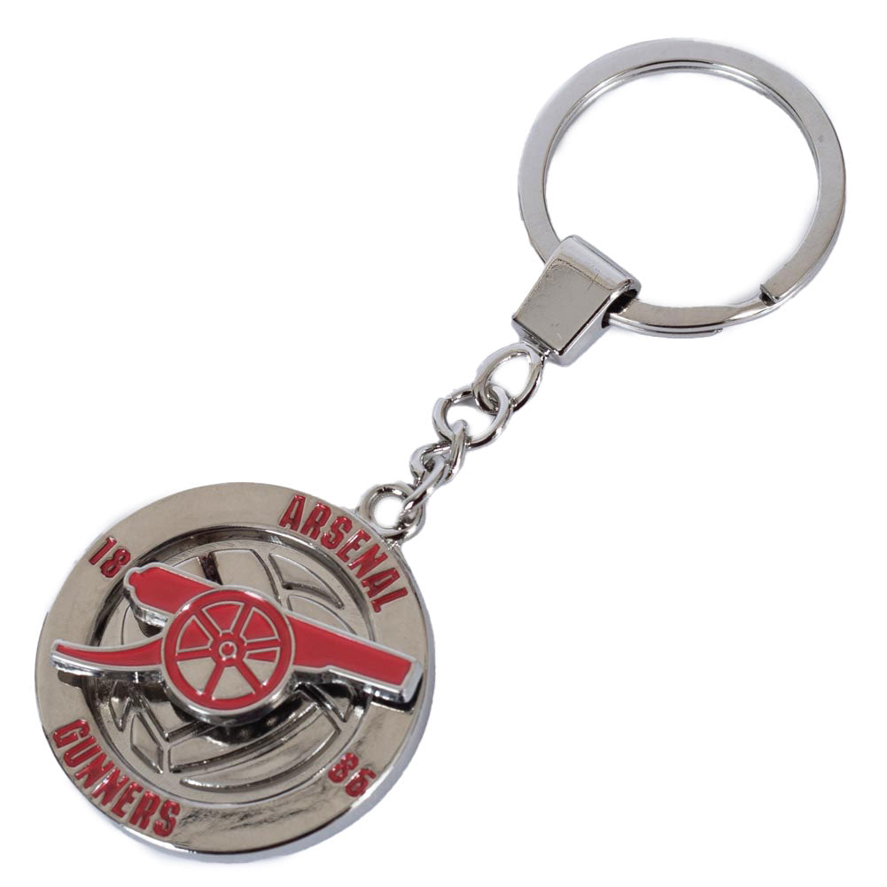 Arsenal FC Fidget Spinner Keyring - Shop Keyrings At Gift Moments - 1