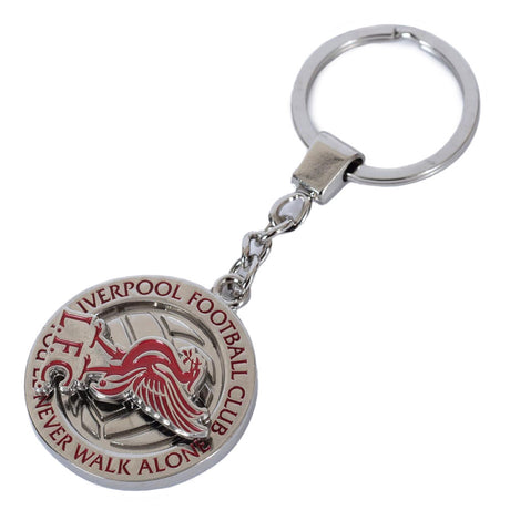 Liverpool FC Fidget Spinner Keyring - Shop Keyrings At Gift Moments - 2