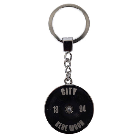 Manchester City FC Fidget Spinner Keyring - Shop Keyrings At Gift Moments - 3