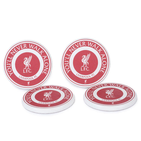 Liverpool FC 4pk Ceramic Coaster Set - Shop Coasters At Gift Moments - 2