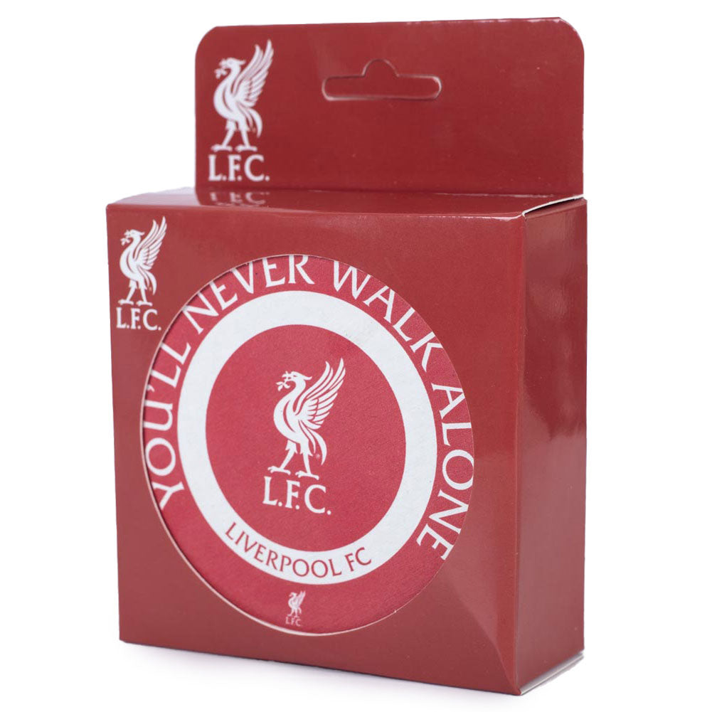 Liverpool FC 4pk Ceramic Coaster Set - Shop Coasters At Gift Moments - 4