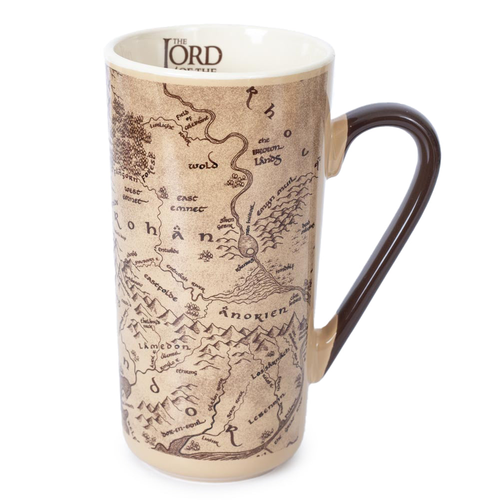 The Lord Of The Rings Map Grande Latte Mug - Shop Mugs At Gift Moments - 2