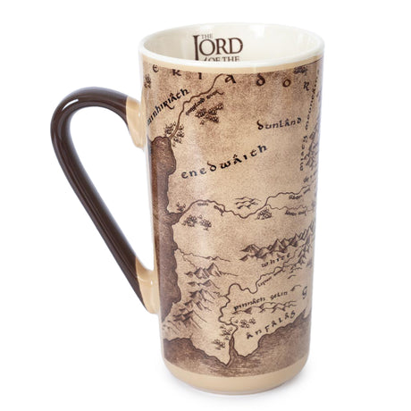 The Lord Of The Rings Map Grande Latte Mug - Shop Mugs At Gift Moments - 1