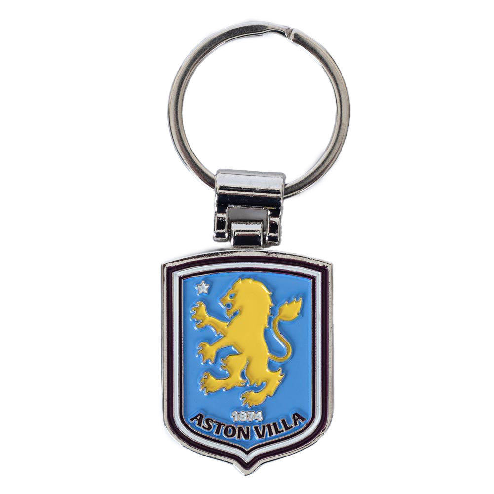 Aston Villa FC Boxed Crest Keyring - Shop Keyrings At Gift Moments - 2