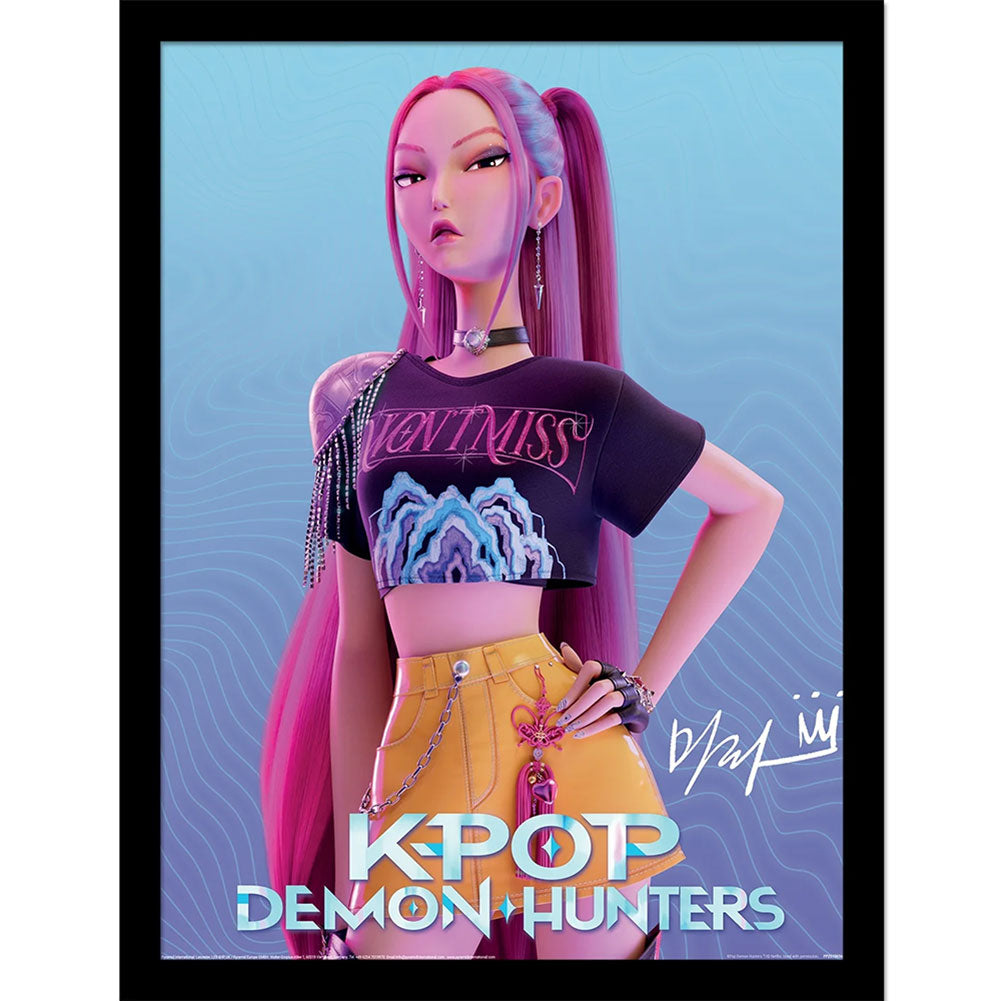 K-Pop Demon Hunters Mira Picture 16 x 12 - Shop Framed Prints At Gift Moments - 1