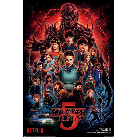 Stranger Things 5 One Sheet Poster 17 - Shop Posters At Gift Moments - 1