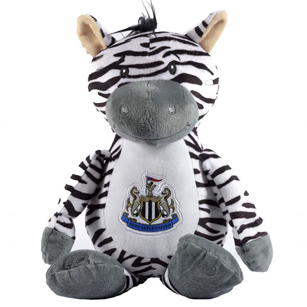 Newcastle United FC Plush Zebra - Shop Teddy Bears & Soft Toys At Gift Moments - 1