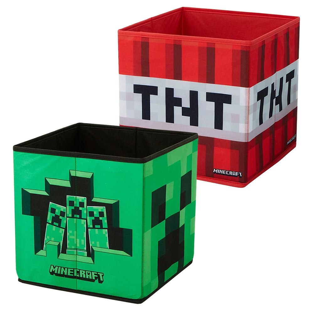 Minecraft Twin Pack Storage Cube - Shop Storage At Gift Moments - 1