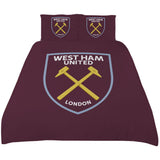 West Ham United FC Crest Double Duvet Set - Shop Bedroom At Gift Moments - 1