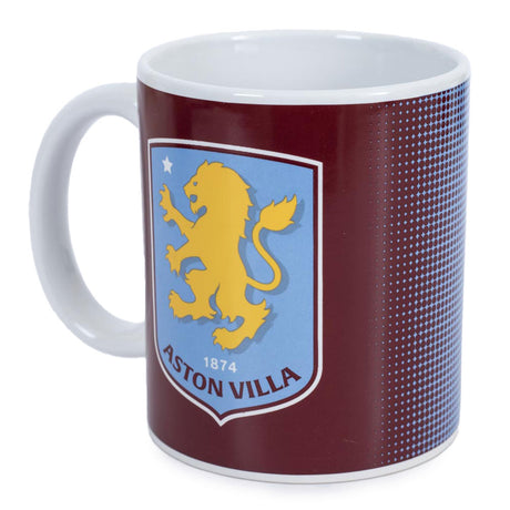 Aston Villa FC Halftone Mug - Shop At Gift Moments - 1