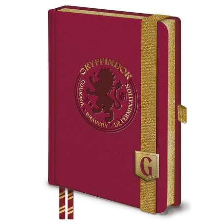 Harry Potter Gryffindor Premium Notebook - Shop Notebooks At Gift Moments - 1