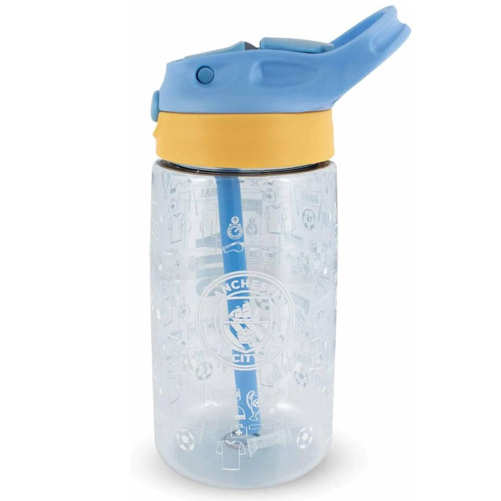 Manchester City FC Junior Water Bottle - Shop Water Bottles At Gift Moments - 1